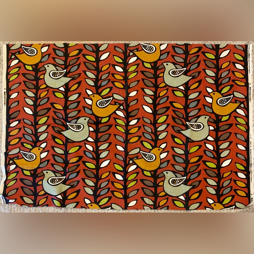Unique retro heavyweight upholstery fabric